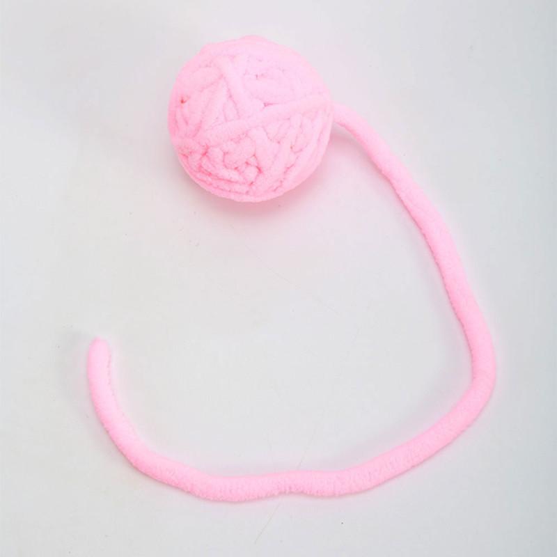 Игрушки для питомцев Разноцветные шерстяные мячики Мячики со встроенными колокольчиками Игрушки для кошек