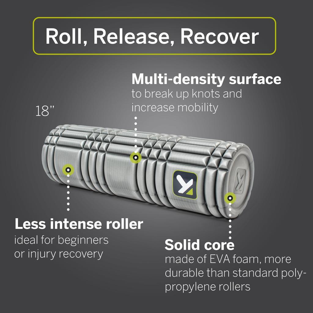 TRIGGERPOINT Core Solid Foam Roller with Free Online Instructional Video Multi-Density