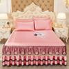 Роскошное вышитое покрывало для дома, украшение для постельного белья, юбка, коврик для постельного белья, европейское постельное белье, складное для кровати размера «queen-king-size»