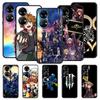 Kingdom Hearts Anime Phone Case For Huawei P50 P30 Pro P20 P40 Lite E P Smart Z Y9 Y7 Y6 2019 Y6p Y9s Y7a Silicone Black Cover