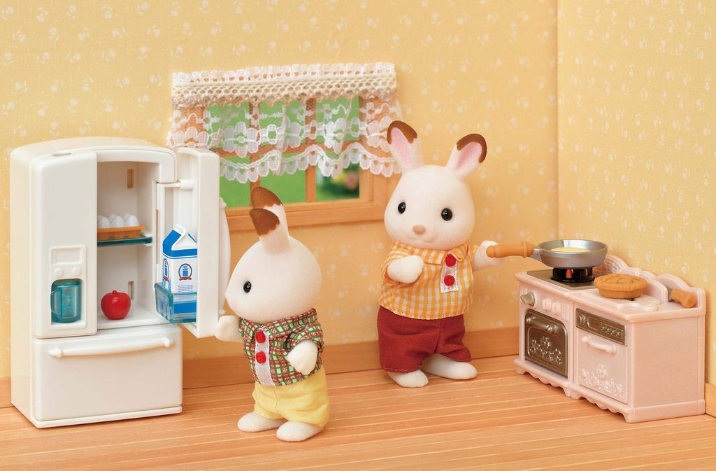 Sylvanian Families Set of First Furniture ST Mark Certification For Ages 3 and Up Toy Dollhouse Sylvanian Families EPOCH Doll/Furniture [Lots Play!