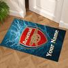 Arsenal F.c. Personalized Name Area Rug Perfect for Dormitory Dining Room Bedrooms Playrooms Antislip Carpet Decorate Offices