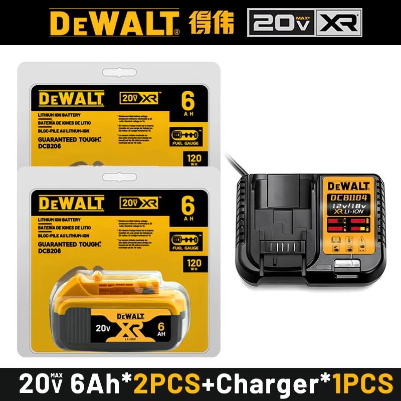 Аккумулятор MAX Flexvolt 20V Dewalt DCB606 DCB205 DCB206 DCB209 DCB182 Аккумулятор для электроинструмента 20В/60В Аккумулятор 5Ач 6Ач