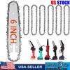 6Inch Mini Chainsaw Chain Replacement Accessories With Chain Saw Chains For Cordless Electric Chainsaw For Wood Branch Cutting