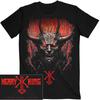 100% хлопок ТОПЫ УНИСЕКС ФУТБОЛКИ Kerry King From Hell I Rise Футболка с принтом спереди и сзади Официальная футболка группы