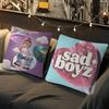Наволочки Sad Boyz Мультяшные Декоративные для Дивана Домашние Двусторонняя Печать Короткий Плюш Милые Чехлы для Подушек