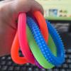 12PCS Textured Fidget Noodles Stretchy Strings Sensory Toys for Kids Stress Relief Gifts Classroom Prizes Birthday Party Favors