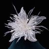 Feather Pearl DIY Sewing Decals Crystal Flower Studded Patch  Corsage Accessory