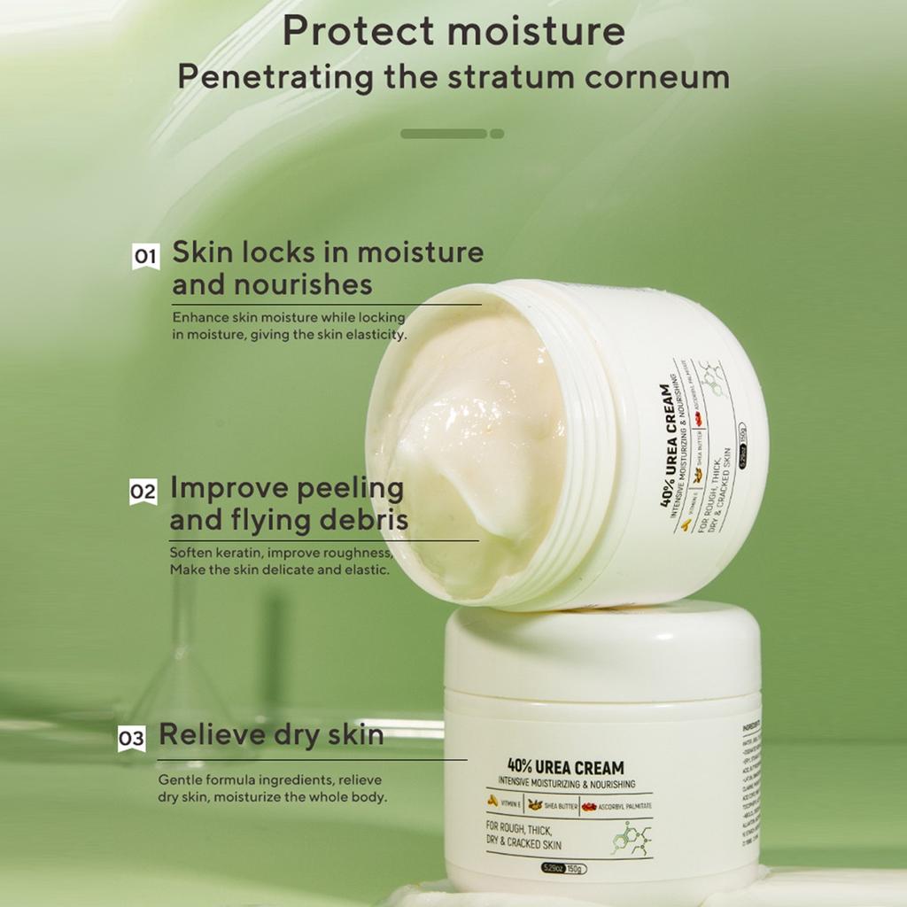 Urea Cream 40%, Hand & Foot Moisturizer For Dry Cracks Nourishes The Hands And Feet And The Skin Is Smooth And Soft,150g