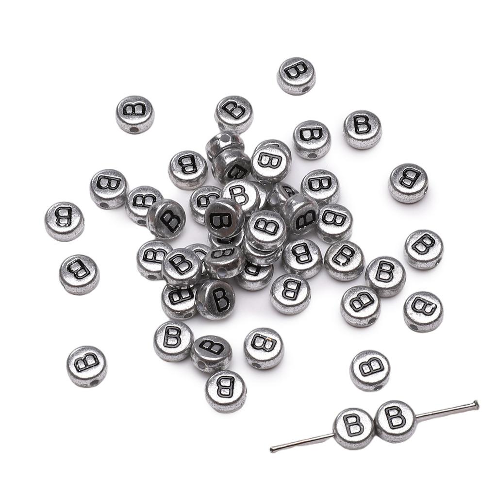 Бусины ручной работы Акриловые бусины с буквами алфавита Квадратные бусины Плоские бусины Круглые бусины Украшения ручной работы своими руками Аксессуары для браслетов Разделительные бусины Ручная нить бусины