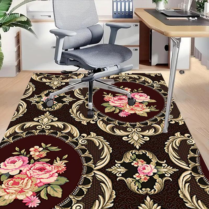 1PC Floral Pattern Extra Large Non Slip Floor carpet, Office, family, bedroom, Studio Large Area Rug Indoor Rugs, , Vibrant Colors