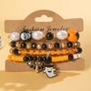 Bat Halloween Bracelet Ghost Spider Multilayer Bracelet Elastic Pumpkin Pendant Bracelets  Gifts