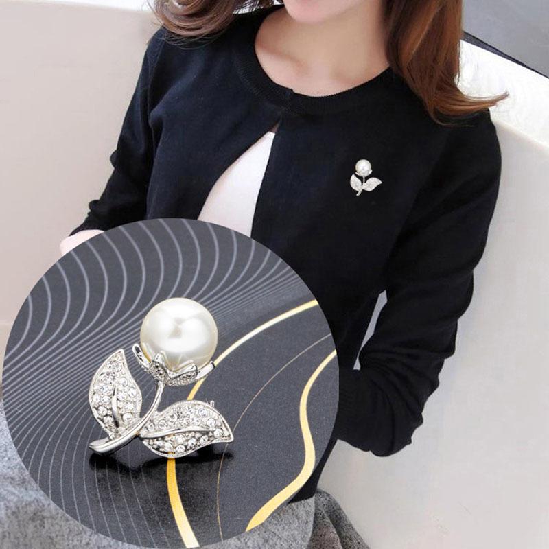 Темпераментный небольшой ароматный стиль, брошь «Фрукт любви», высококачественная женская антибликовая булавка в виде цветка, ретро-универсальные аксессуары для жемчужного корсажа