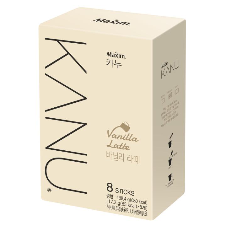 Dongsuh Maxim Kanu Vanilla Latte (17.3g Each Sticks)
