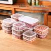 Microwaveable Food Storage Box: Fresh-Keeping Vegetable, Frozen Meat, Fruit Compartment & Freezer Layer Container