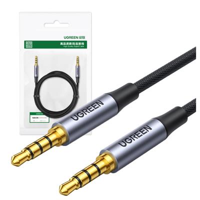 Кабель Mini Jack 3.5 мм Ugreen Av183, Aux, 3 м (Черный)