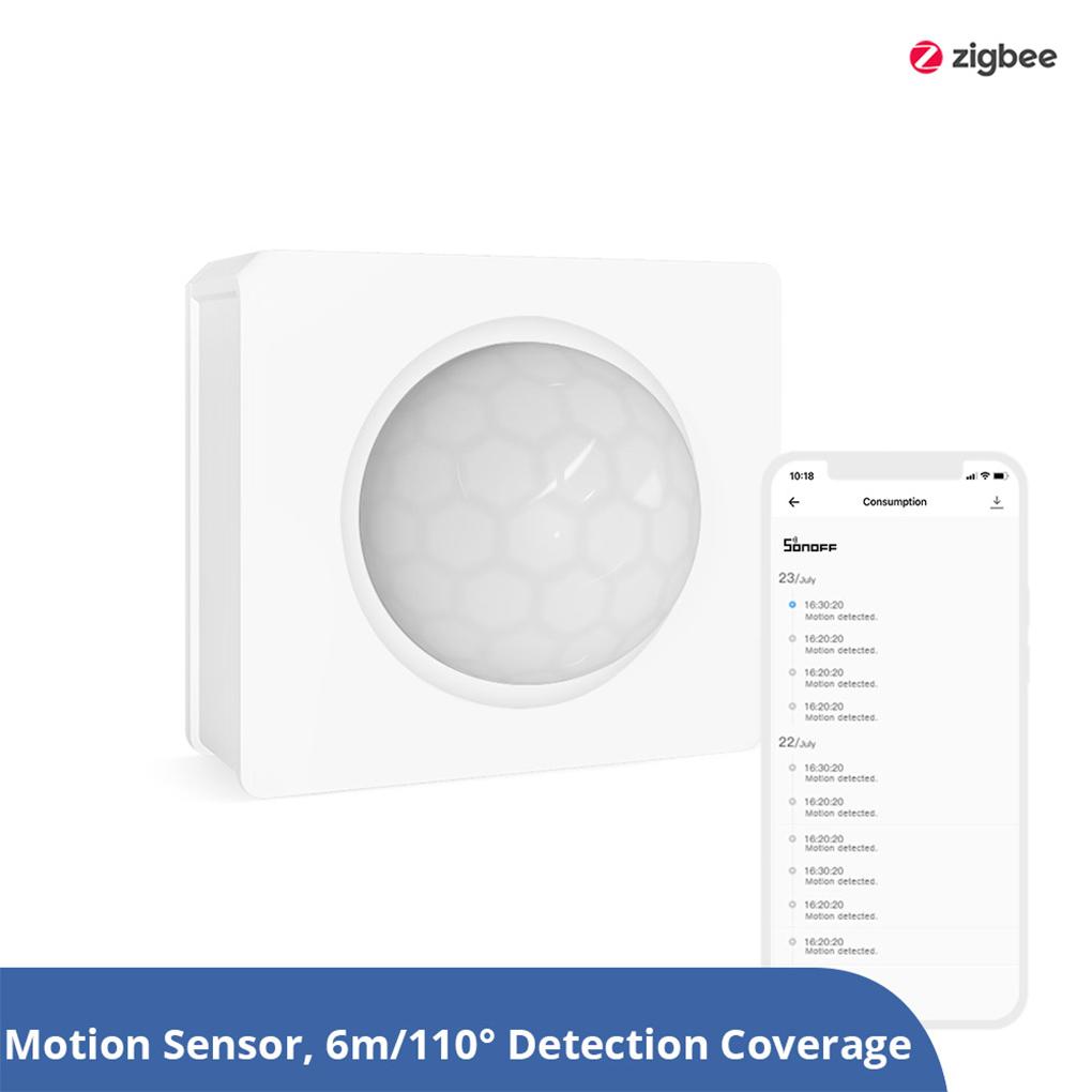 Sonoff ZigBee Smart Sensor Office Living Room 110 Degrees Alarm Remote Control Movement Detector Security System