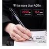 Deli 6600ES 0.5mm Black Bullet Tip Gel Pen