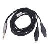 Replacement Sound Upgrade Cable Professional 3.5mm Plug Earphone Replacement Cable for Sennheiser HD