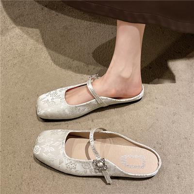 Мода Comemore женские тапочки женские весенние женские сандалии женские летние новые повседневные туфли на плоской подошве мюли роскошные элегантные повседневные элегантные