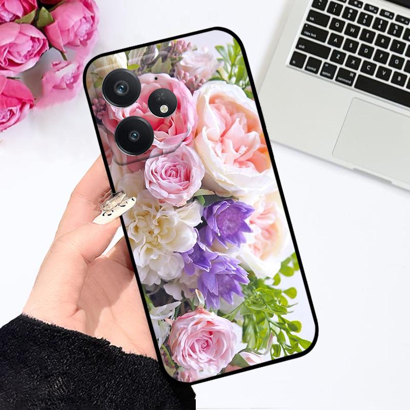 Модный мультяшный чехол для Realme Neo7 5G, цветная печать, мягкий ТПУ силикон, ударопрочный чехол для телефона для Oppo Realme Neo 7
