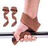 Leather Weight Lifting Wrist Straps Pull-ups Bands Fitness Bodybuilding Training Gym Lifting Straps with Non Slip 1 Pair of Weight Lifting Straps