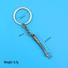 Creative Dental Keychain: Tooth Simulation with Mouth Mirror & Pliers - Perfect Dentist Gift & Promotional Tool