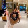 For Motorola Edge 50 Fusion 50pro Transparent Lens Camera Film Shockproof Soft Cover Magnetic Stand Holder Case for Moto Edge50 Fusion Edge40 NEO