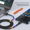 Быстрозарядный кабель Toocki Haoyue 6A для Apple, Huawei, Android-телефонов