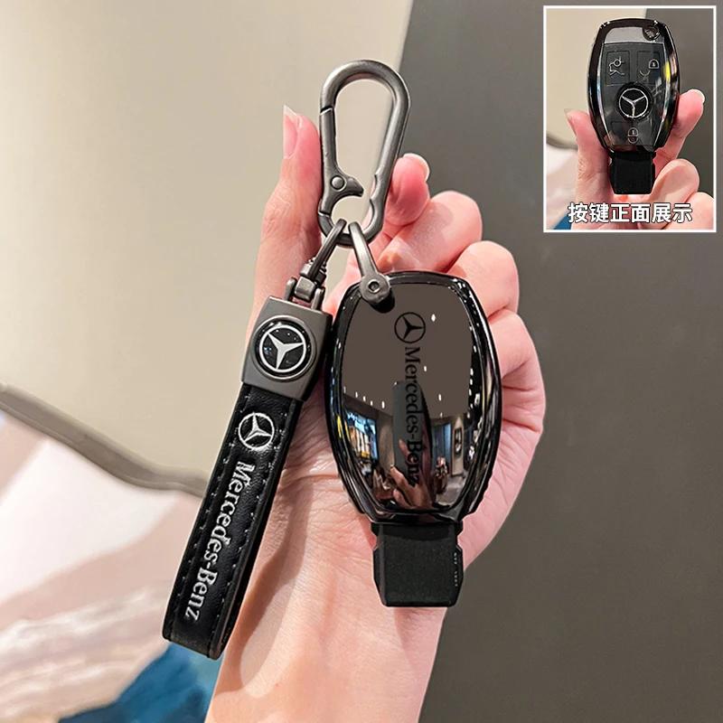 PEL5 TPU Key Fob Cover For Mercedes Benz A B C E S Class W204 W205 W212 W213 W176 GLC MAYBACH Keyless Soft Case