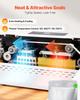 Continuous Sealing Machine, 8-12 mm Seal Width, Automatic Continuous Band Sealer with Digital Temperature Control, Automatic Shutdown, Heat Sealing