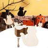 30x Halloween Wooden Cutouts Unfinished Wood Cat Shaped Tags Tree Decoration Slices for