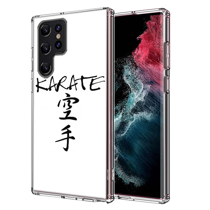 Oyama Kyokushin Karate Capa Phone Case For Samsung S26 Ultra S25 Edge Galaxy S23 S21 S20 S24 FE S22 S10 Plus Cover Clear TPU She
