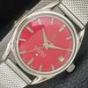 ШВЕЙЦАРСКИЕ ВИНТАЖНЫЕ TITONI AIRMASTER TITOFLEX С РУЧНЫМ ЗАВОДОМ МУЖСКИЕ КРАСНЫЕ ЧАСЫ a703246-1
