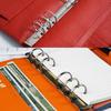 Metal Notebook Diary Binding Hoops File Folder Refillable Loose-leaf Ring Spiral Rings Binder Clip