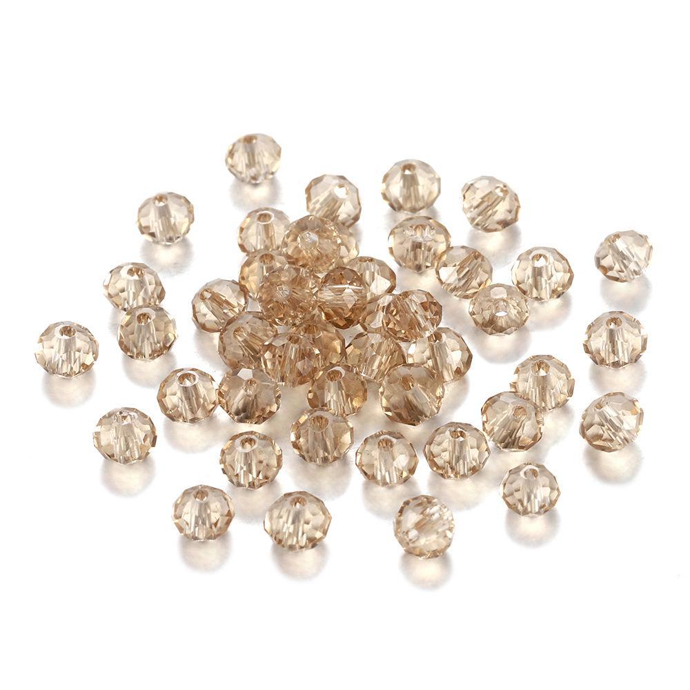 Набор для самостоятельного изготовления ювелирных изделий: Прозрачные стеклянные бусины 3-8 мм, рис, бриллианты, огранка кристаллов, в форме фонарика, разделительные бусины - идеально подходят для изготовления аксессуаров