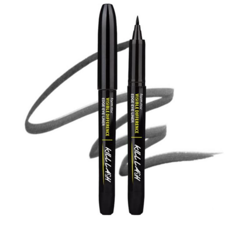 FARMSTAY Visible Difference Edge Eyeliner – Black Precision Liquid Eyeliner
