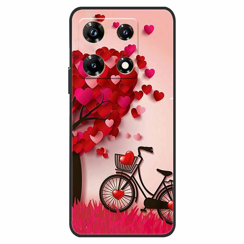 Чехол для Infinix Note 30 Pro 30i, бампер из ТПУ, задняя крышка для Infinix Note 30 4G 5G, защитный чехол Coque Fundas Note30i, черный крайние случаи