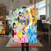 Japanese anime cute cartoon theme Sailor Moon Tsukino Usagi blanket suitable for home beds, sofa covers, office nap, outdoor warm blankets O4