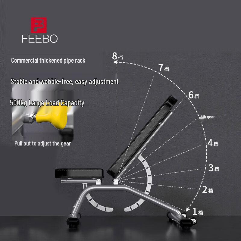 FEEBO Adjustable Dumbbell Bench