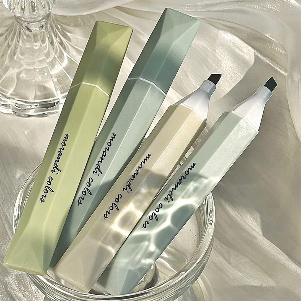 4PCS/Set Eye Protection Highlighter Graffiti Hand Account Pen Color Marker Pen Boys/Girls