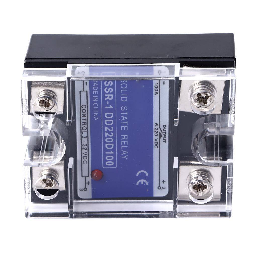 Single Phase Solid State Relay 3 to 32VDC Input 5 to 220VDC Load Solid State Relay Module 100A
