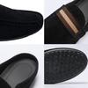 Fashion Men's Mules Lightweight Suede Casual Shoes New Men Lazy Leisure Breathable Half Support Slippers Slip On Walking Shoes Moccasin
