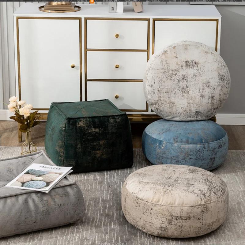 Nordic Style Floor Tatami Mats Meditation Cushion Cover Unstuffed Homestay Decor Ottoman Futon Yoga Balcony Seat Cushion Cover