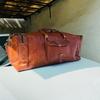 Leather Duffle Bag, Handmade Leather Weekender, Gym Bag, Vacation Duffel Bag, Travel Bag, Overnight Bag, Leather Holdall