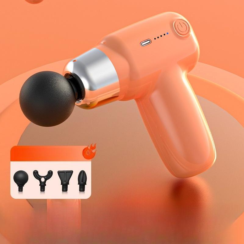 МИНИ Мини-массажер для расслабления мышц USB Мини-массажный пистолет Устройство для фасций Вибрирующий пистолет Фитнес-оборудование Бесшумный дизайн