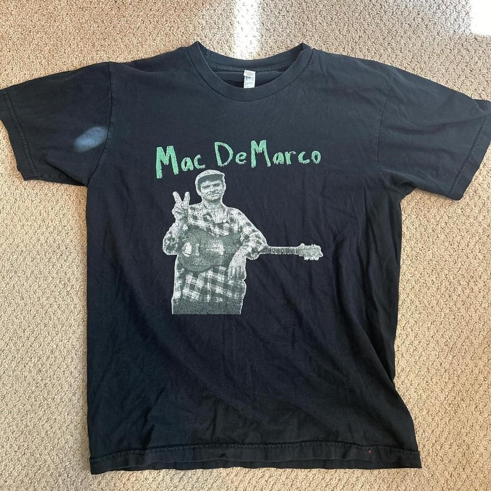 Mac DeMarco тур концертная черная футболка с коротким рукавом Унисекс футболка