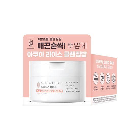 S.NATURE Очищающий бальзам Aqua Rice 90 мл