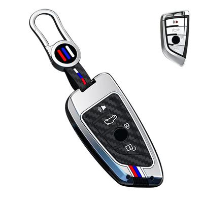 Чехол для ключа для BMW, Чехол для смарт-ключа, Крышка для ключа, Цинковый сплав, Силикон, Специально разработанный