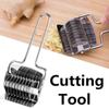 Manual Noodle Cutter Stainless Steel Machine Noodle Cut Shallot Cutter Spaetzle Pastry Handle Noodle Maker Cutting Kitchen Tool